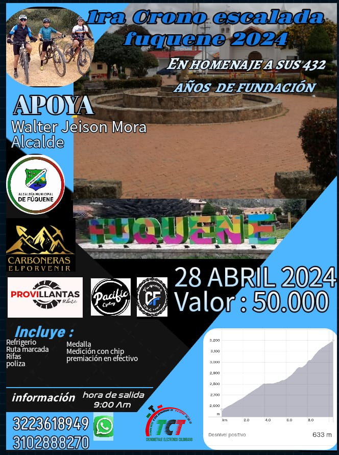 Cronoescalada Fúquene 2024