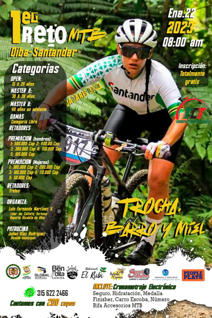 Reto «Trocha, Barro y Miel», Oiba 2023