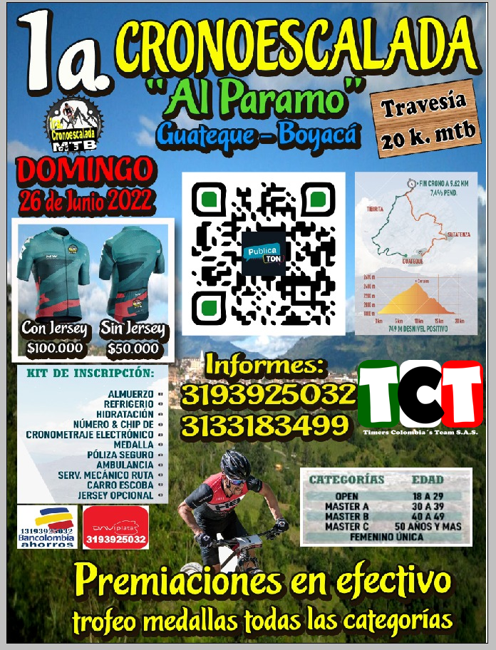 1a. Cronoescalada Guateque 2022