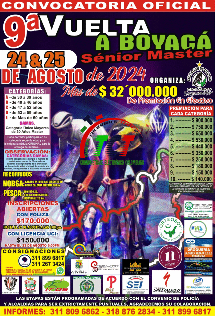 9a. Vuelta a Boyacá Senior Master 2024